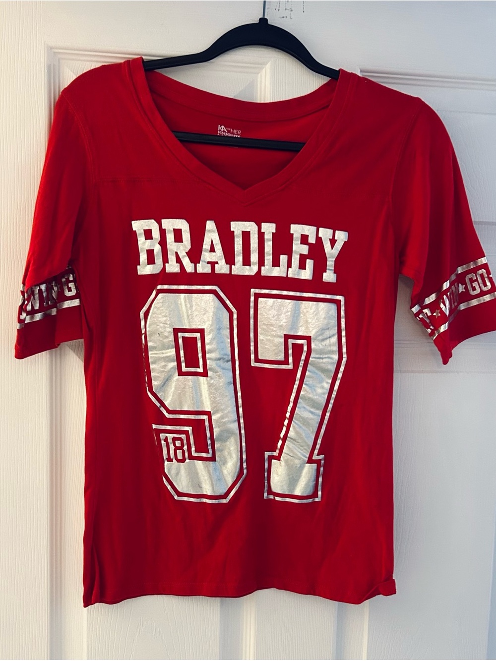 NWOT KA Knights Apparel For Her V-Neck Bradley T- Shirt